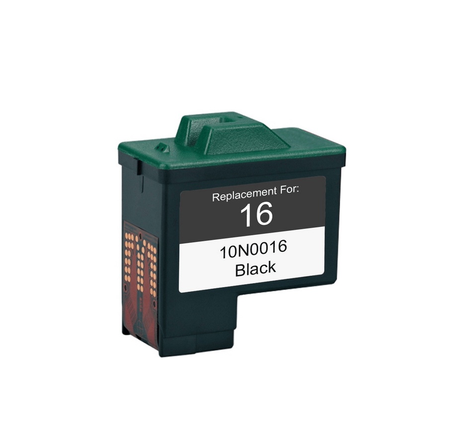 Lexmark 16 Black Generic Ink Cartridge (10N0016) - Toner Corp