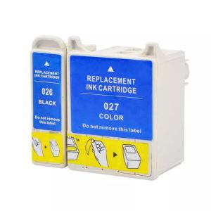 Epson T026-T027 Black/Colour Generic Cartridges