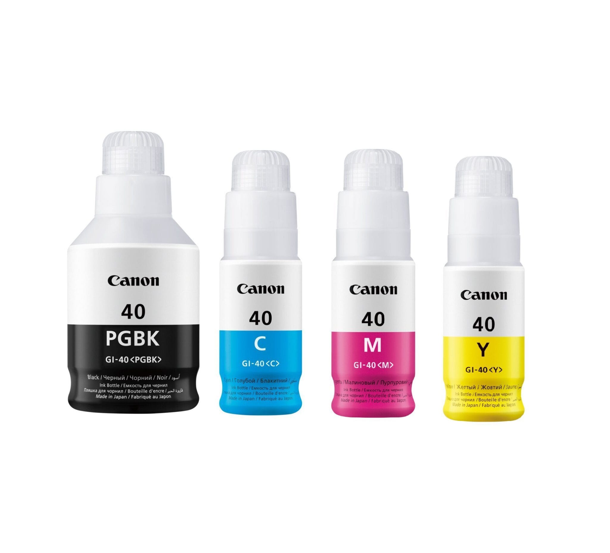 Canon GI-40 B/C/M/Y Generic Ink Bottles - Toner Corporation