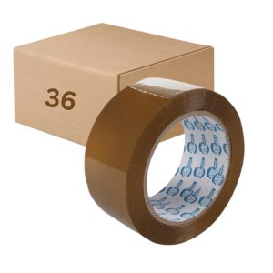 Buff Tape 48 x 50m x 40mic (Box of 36)