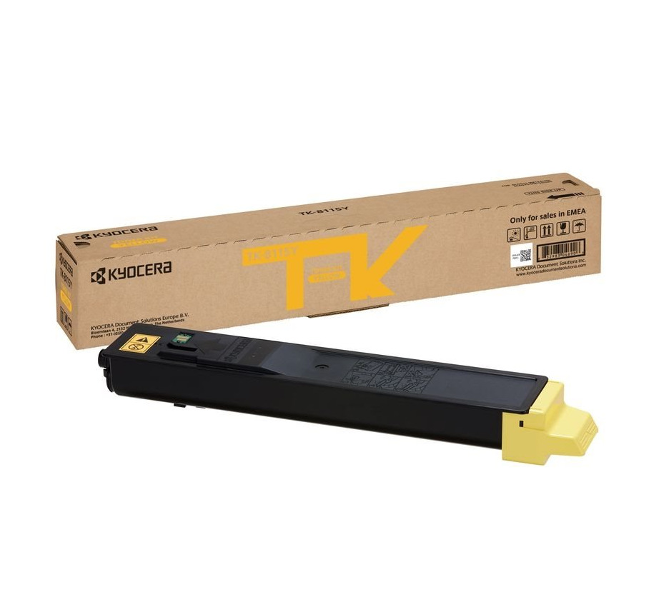 Kyocera TK 8115 Premium Yellow Generic Toner - Toner Corp