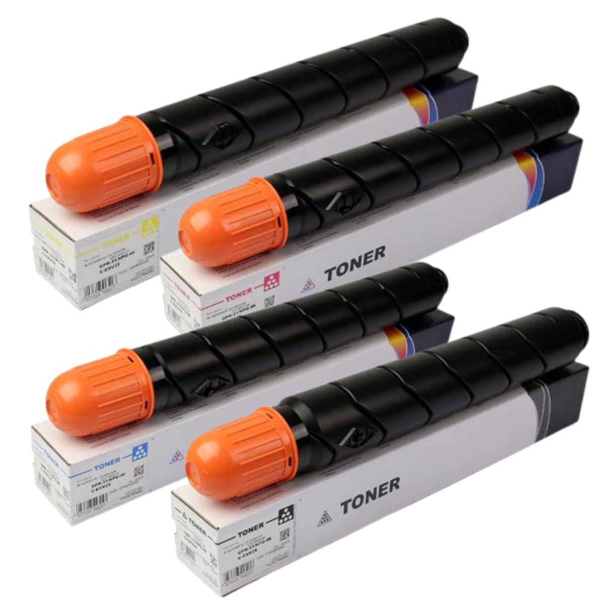 Canon EXV-34 Premium B/C/M/Y Generic Toners - Toner Corp