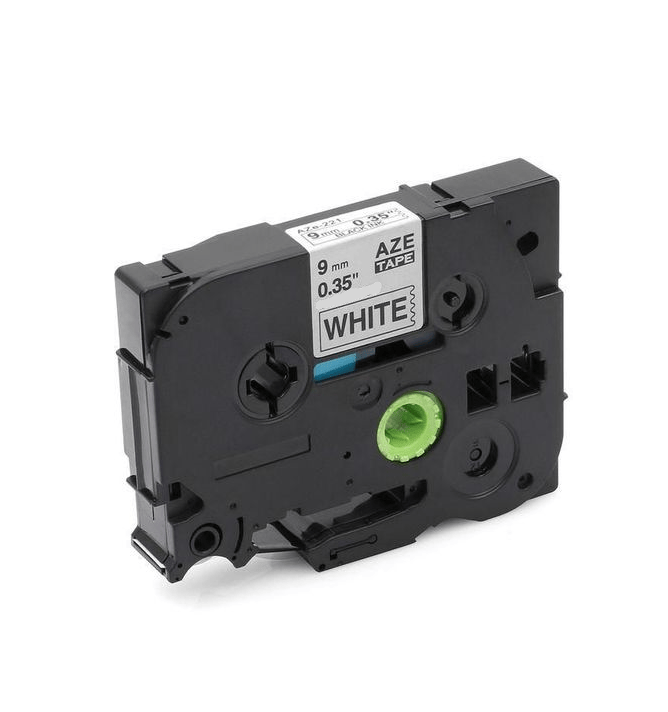 Brother TZE221 Compatible Labelling Tape (Black on White) 9mm*8m