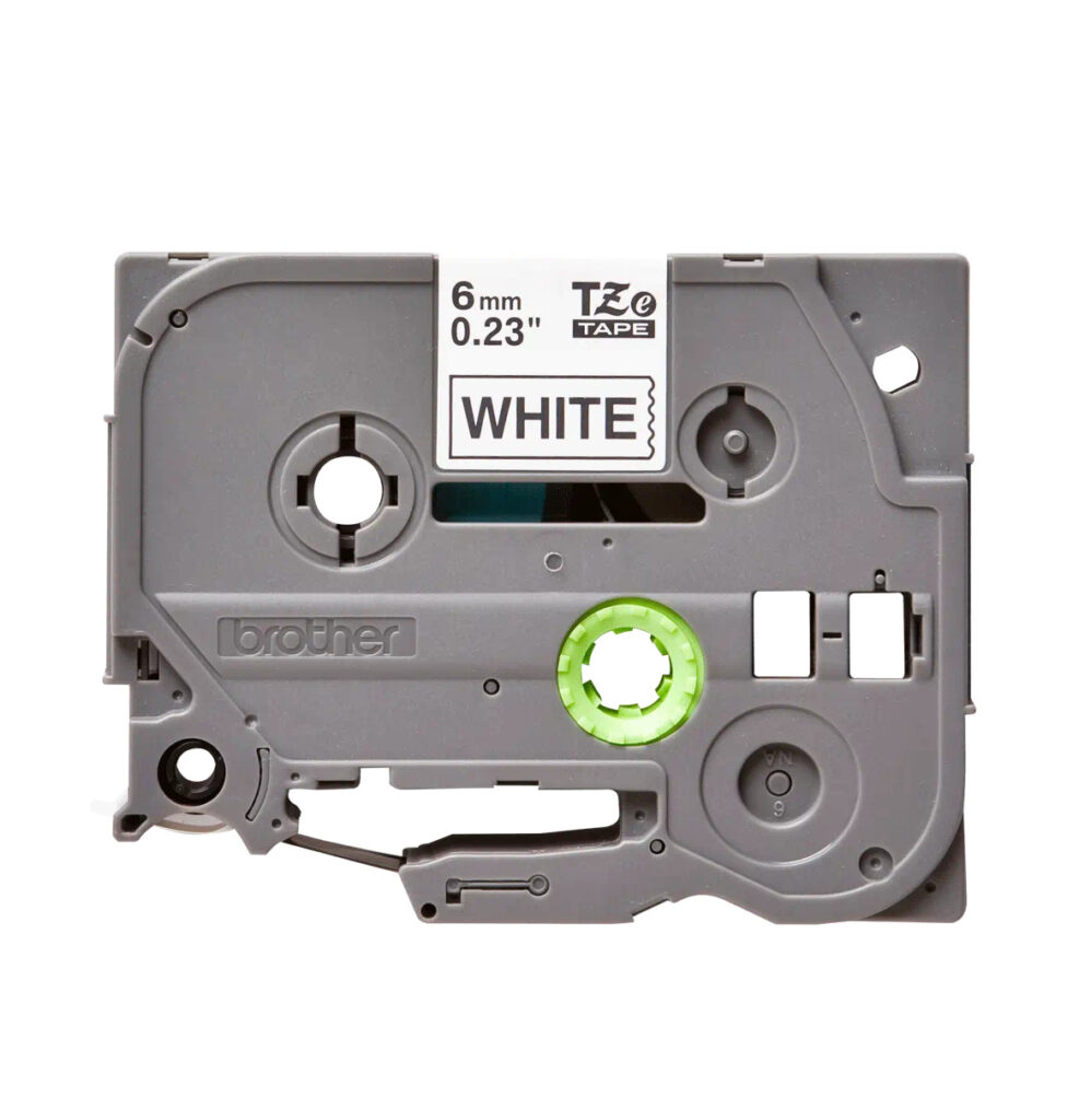 Brother Tze 211 Compatible Label Tape Black On White 6mm 8m Toner Corp